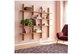 Стеллаж ZOLO 4 из массива дуба